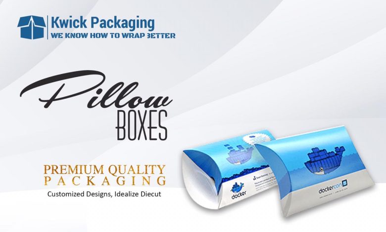 Custom Pillow Packaging Boxes - Kwick Packaging