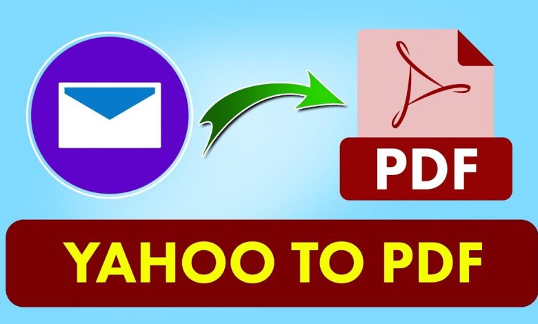 save multiple yahoo emails as pdf