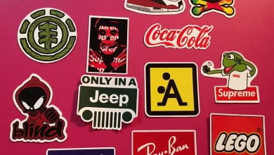 brand stickers