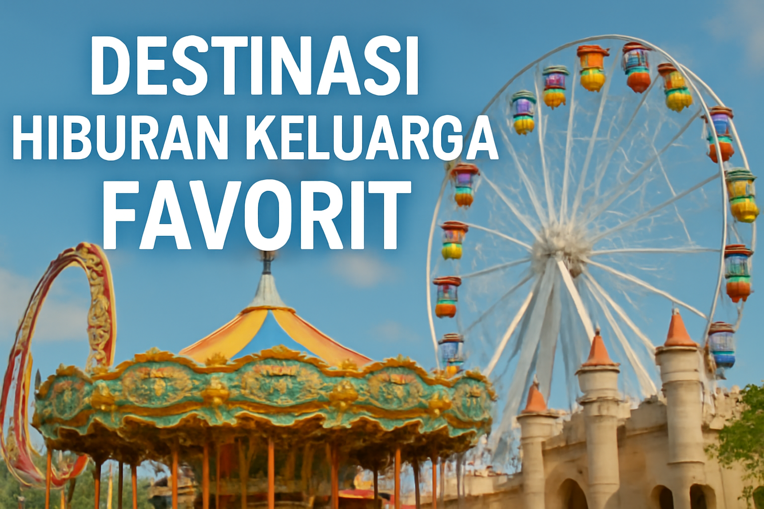 Destinasi Hiburan Keluarga Favorit 1 Destinasi Hiburan Keluarga Favorit