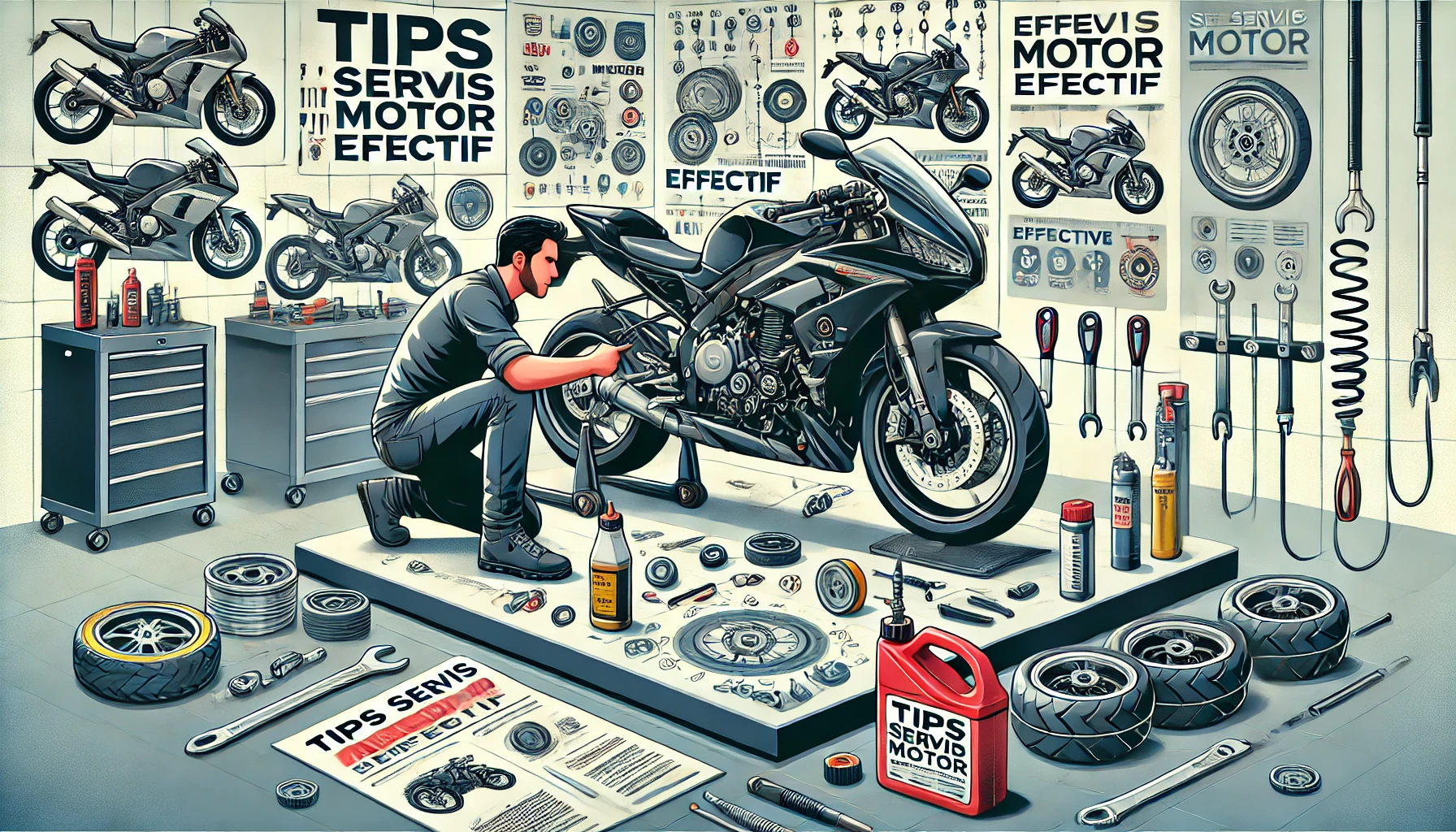 Tips Servis Motor Efektif
