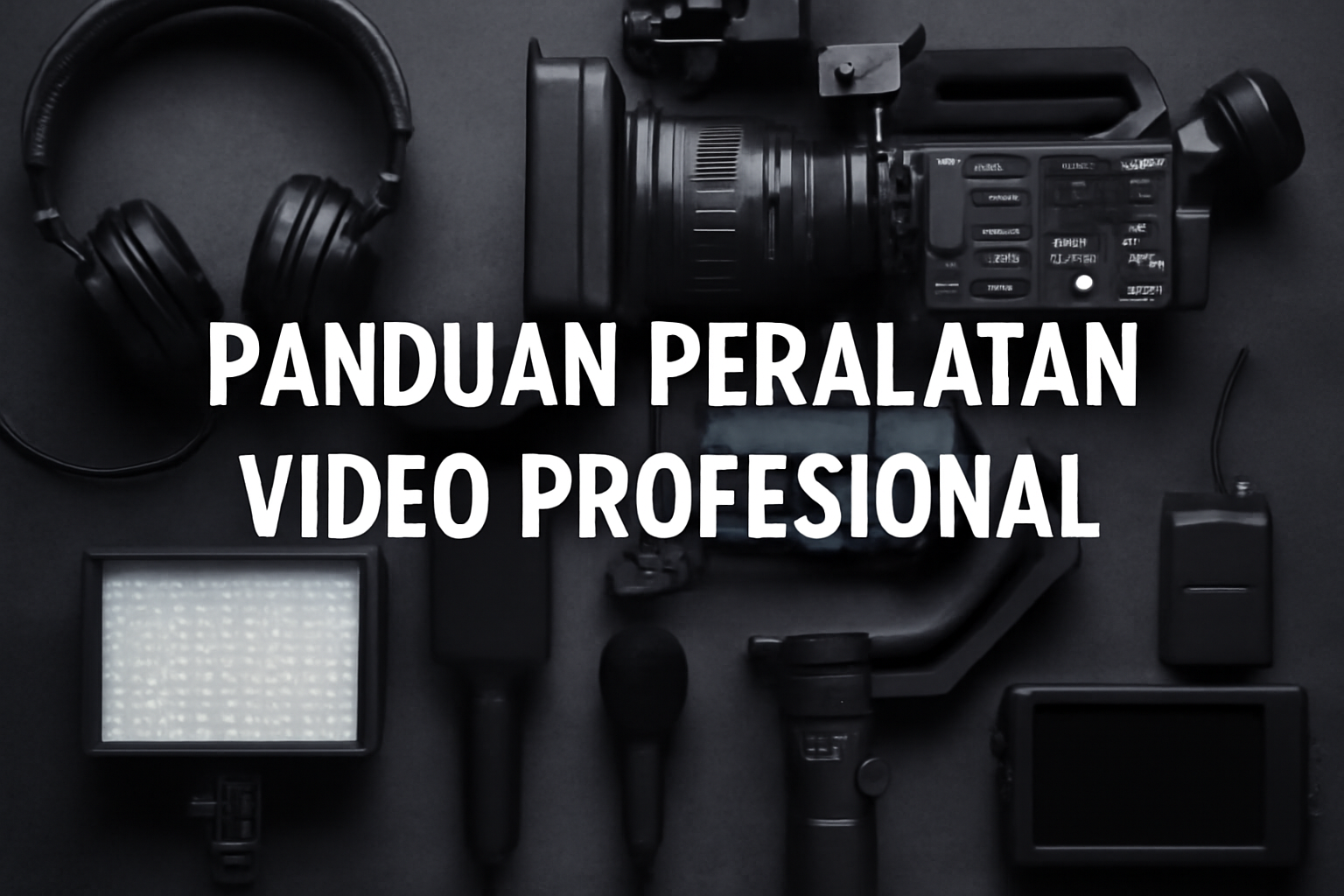 Panduan Peralatan Video Profesional