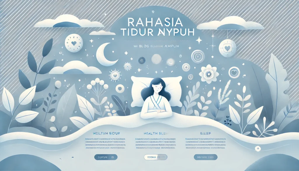 Rahasia Tidur Nyenyak Ampuh